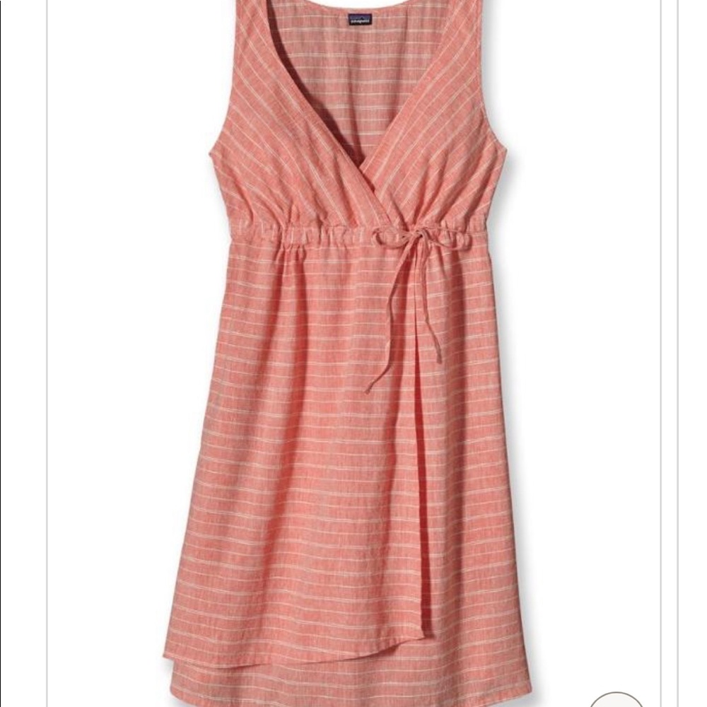 Patagonia Island Hemp Crossover Dress orange 6